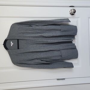 Croft & Barrow Open Front Cardigan- Gray